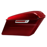HR3 Velocity Red Sunglo 2016S Hard Saddlebags (Regular) For 14-23 Harley Touring